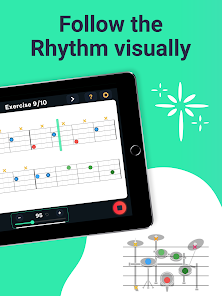 Follow the rhythm visually