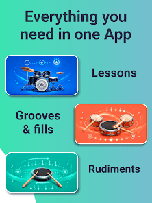 Lessons, grooves, fills and rudiments